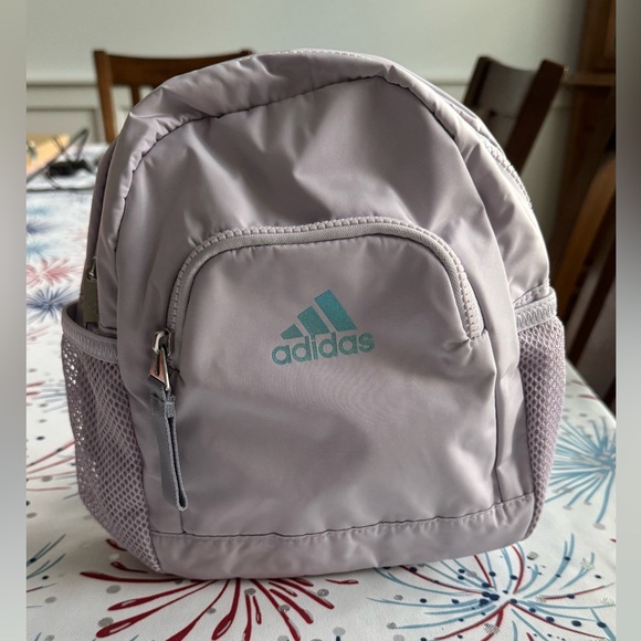 Adidas Light Purple Mini Compact Backpack - Picture 1 of 7